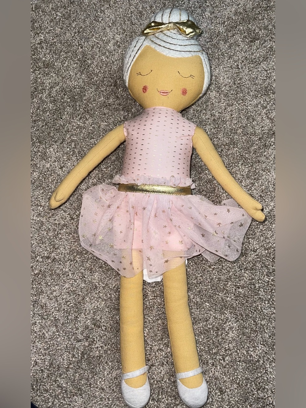 Pillowfort Ballerina plush stuffed doll 21 inch